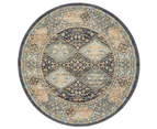 Cheapest Rugs Online Round Legacy Rug In Dusty Navy