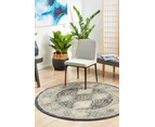 Cheapest Rugs Online Round Legacy Rug In Dusty Navy