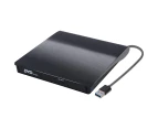 External Cd Dvd Drive, Usb 3.0 & Type C External Dvd Cd Player, Plug & Play Burner High Speed Data Transfer Dvd Player