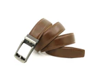Men's Genuine Leather Ratchet Belt,  for Dress Pant Shirt Casual Golf-Coffee 1