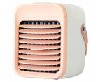 Portable Air Conditioner Rechargeable Air Cooler Fan Air Conditioner Fan with Function Cooling Humidifier Filtration 3 Speeds Colorful Night Light