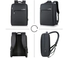 Backpack Travel Slim Laptop Backpack 15.6 Inch Laptops Backpacks with USB Charging Port-Grey