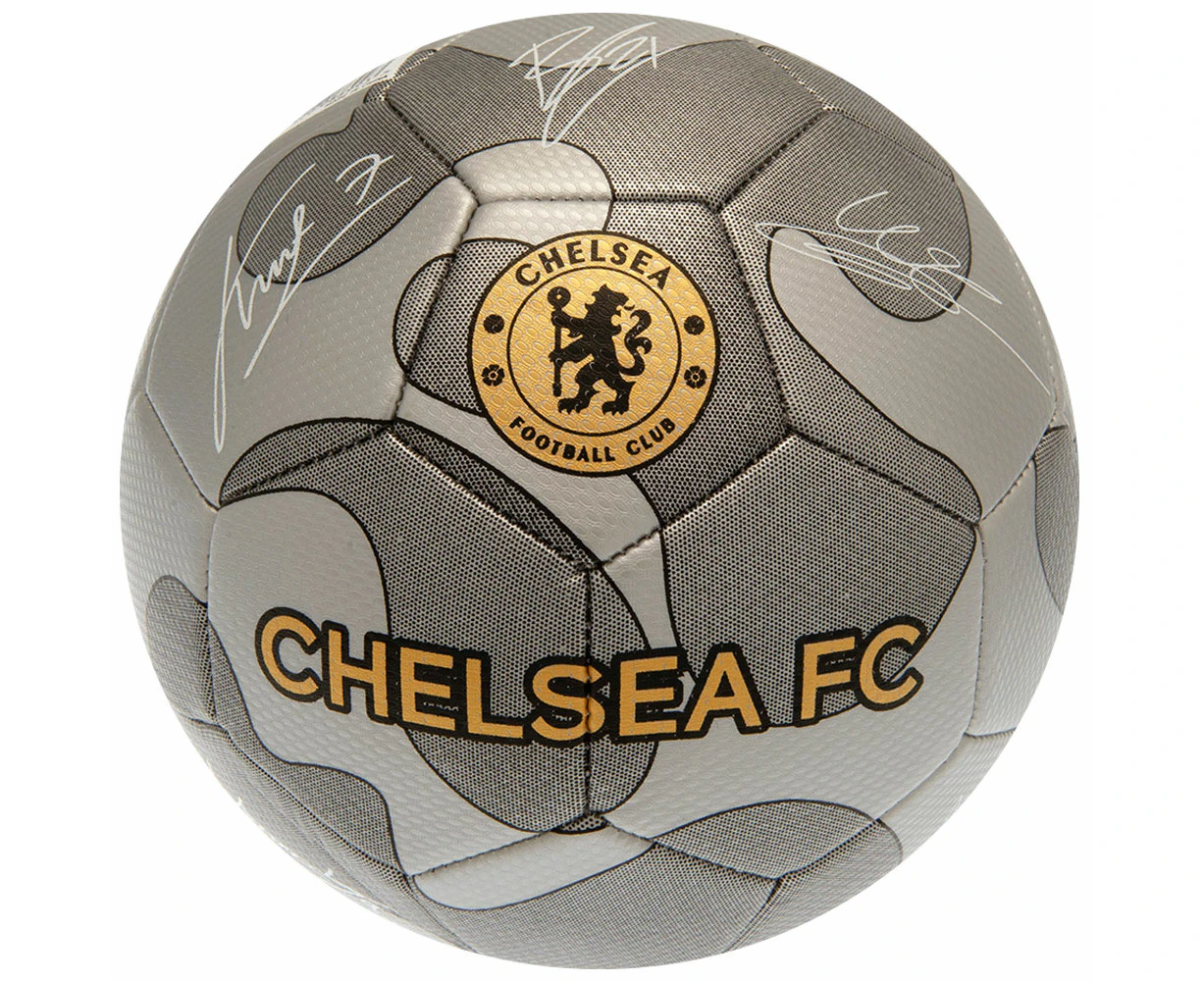 Chelsea FC Camo Football (Silver/Gold) - TA11047