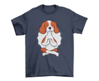 King Charles Cavalier Dog Yoga Relaxation Tee Shirt T-Shirt - Clear