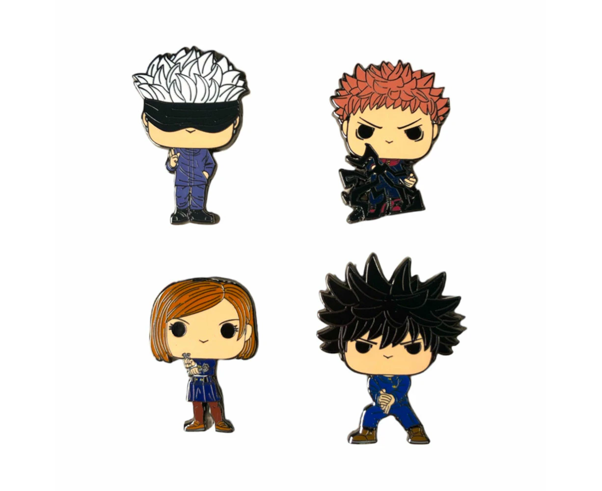 Jujutsu Kaisen Enamel Pin Set 4 Pack