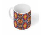 Stubbyz Huichol Beading Ceramic Mug - 11oz - Pink