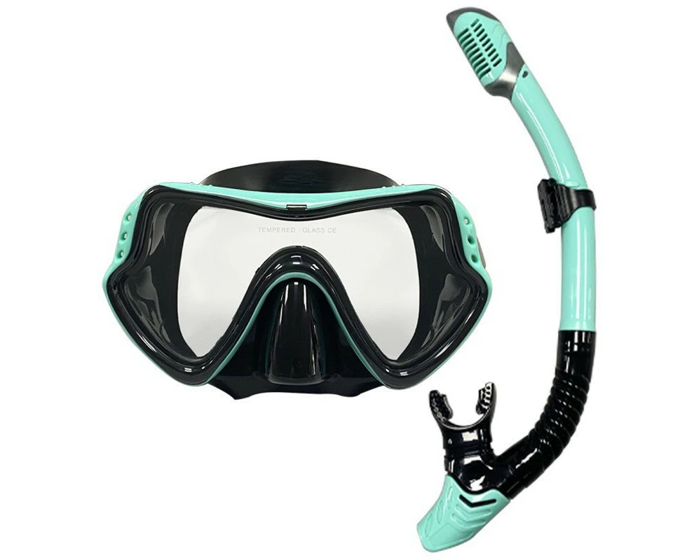 Face Snorkel Snorkeling Goggles Anti-Fog Scuba Gear Adult Underwater Goggles