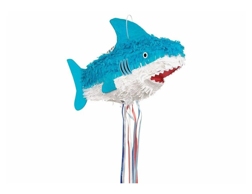 Shark Ocean Birthday Party Pull Pinata Pinyata Fun Game Toys Treat Lollies Box