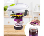 Electric Automatic Can Opener Jar Opener Kitchen Tools Bottle Open