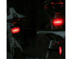 15000lm Bike Front Rear Light Usb Rechargable Lamp Flashlight Bicycle Led