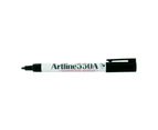 Artline 550A Whiteboard Bullet Tip Marker (Box of 12) - Blck