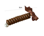 Bowknot Spiral Hair Tie Faux Headwear Hair Accessories-Brown