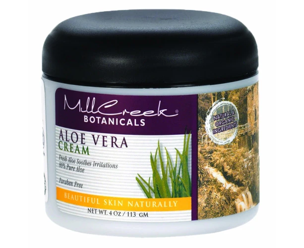 Mill Creek Botanicals 80% Aloe Vera Cream, 4 oz