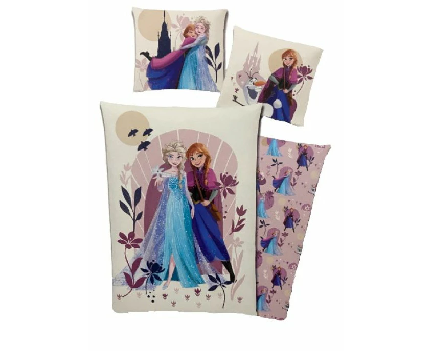 Disney Frozen Sisterly Love Quilt Cover Set - Single Bed