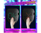 Led Mask With 50 Presets Pattern,For Party Masquerade Dj Costume Party,Halloween Led Glow Light Up Mask for Adult Kid