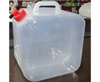 Buutrh 5L/8L/10L/15L/18L/20L Water Bag High Capacity Leak-proof Food Grade PE Self Driving Camping Folding Water Bag Outdoor Supplies-Red-