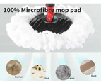 360Â° Spin Mop Bucket Set Stainless Steel Rotating Wet Dry Microfiber