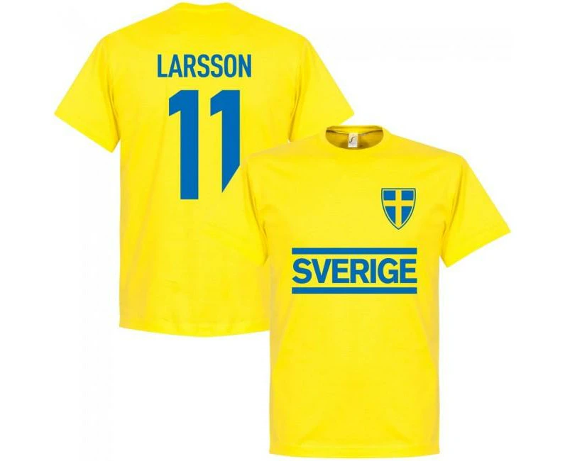 Sweden Larsson Team T-shirt - Yellow