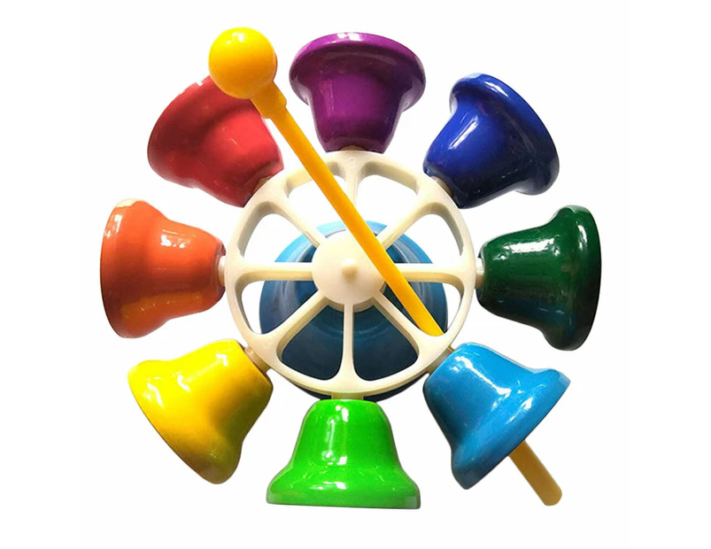 1pc Durable Children Percussion Instrument Class Bell for Kids Playing
