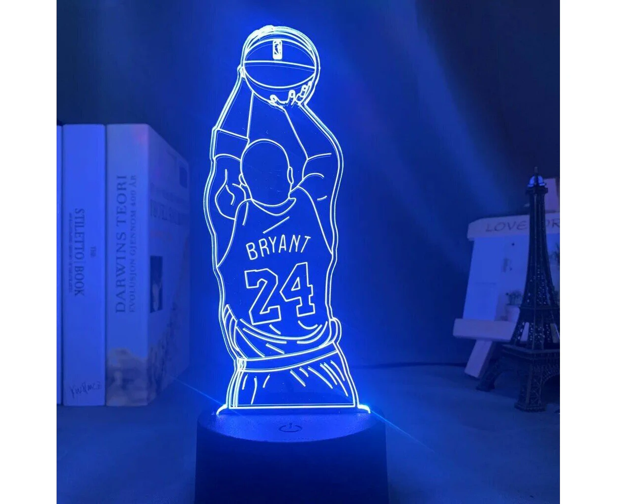 Kobe Byrant NBA sports Shoot Jump 3D Acrylic LED 7 Colour Night Light Touch Lamp