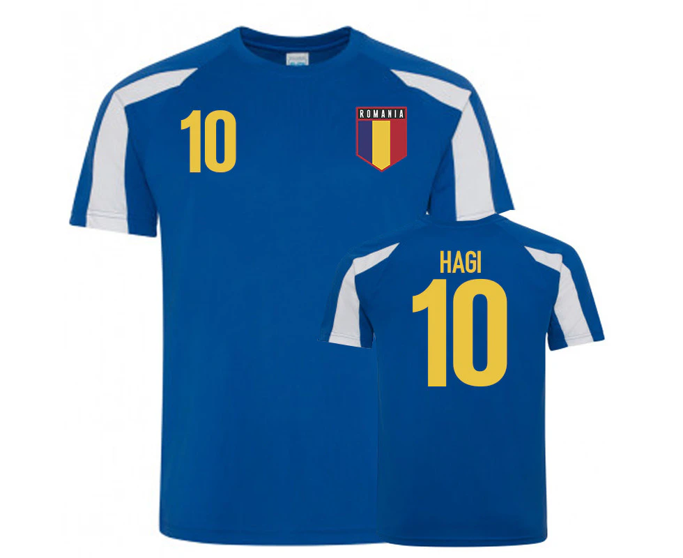 Romania Sports Training Jerseys (Hagi 10)