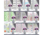 Window Film No Glue Static Decorative Privacy Bathroom Glass Sticker 45x100cm-3 unique value