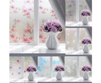 Window Film No Glue Static Decorative Privacy Bathroom Glass Sticker 45x100cm-3 unique value