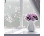 Window Film No Glue Static Decorative Privacy Bathroom Glass Sticker 45x100cm-3 unique value