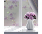 Window Film No Glue Static Decorative Privacy Bathroom Glass Sticker 45x100cm-3 unique value