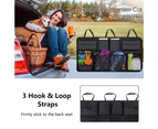 Car Organiser Hanging Pouch Bag Seat Back SUV Hatchback Boot Storage Large