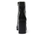 Womens Footwear Sandler Tempo Black Smooth Boot