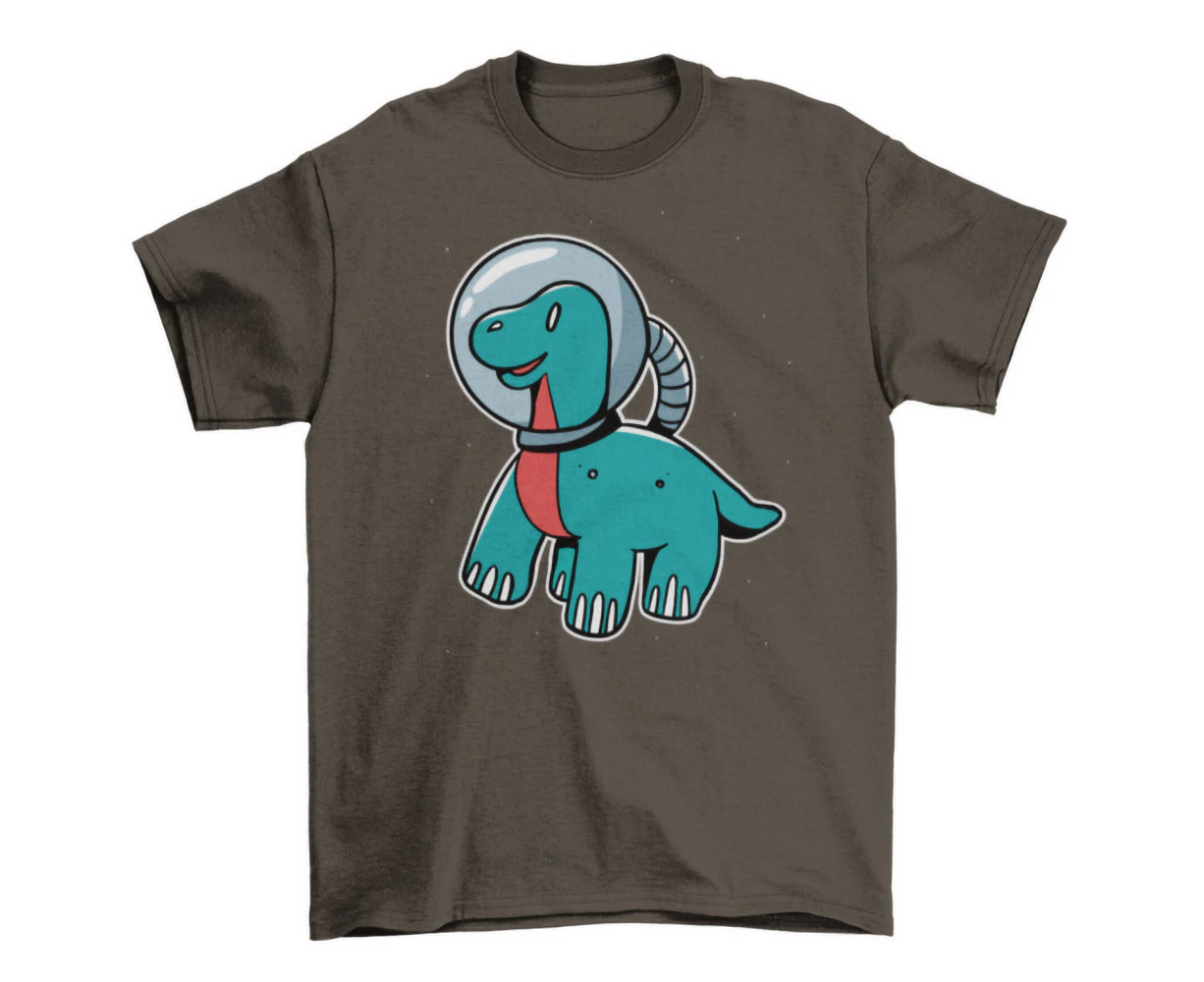 Galactic Dinosaur Tee - Cosmic Graphic Shirt for Space Lovers T-Shirt - Clear