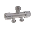 One-in Two-out Water for Valve Angle for Valve Stainless Steel Water Divider Dua