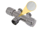 One-in Two-out Water for Valve Angle for Valve Stainless Steel Water Divider Dua