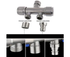 One-in Two-out Water for Valve Angle for Valve Stainless Steel Water Divider Dua