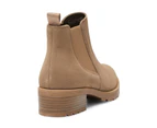 Womens Footwear Sandler Iowa Taupe Suede Boot