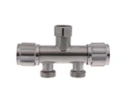 One-in Two-out Water for Valve Angle for Valve Stainless Steel Water Divider Dua