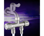 One-in Two-out Water for Valve Angle for Valve Stainless Steel Water Divider Dua