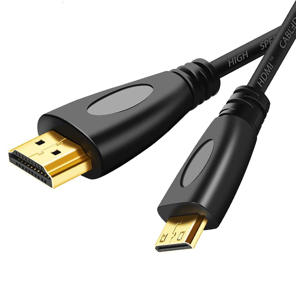 Mini HDMI to HDMI Cable V1.4 3D with Ethernet HD 1080p (HDMI Type-A to Type-C) - 1m