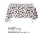 Cotton Linen Decorative Print Butterfly Tablecloth Home Dinning Table Cover(140*200)