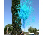 2pcs Confettified Holi Powder Smoke & Confetti Cannon Launcher Popper for Gender Reveal Party 45cm L Blue