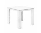 Garden Patio Backyard Outdoor Side Beach Table - White