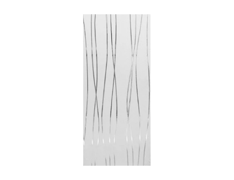 1 Roll Window Film UV Blocking Strip Pattern PVC Reduce Annoying Glare Window Vinyl for Dorm-45cm unique value