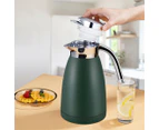 SOGA 2.2L Stainless Steel Kettle Insulated Vacuum Flask Water Coffee Jug Thermal Green