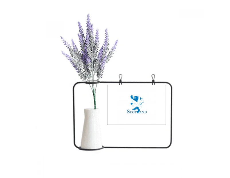 Lion Scottish Finger Art Deco  Fashion Artificial Lavender Flower Vase Bottle Card