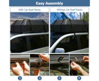 Costway 425L Car Roof Bag Waterproof Rooftop Cargo Carrier w/Non-slip Mat,Storage Bag, Coded Lock