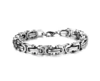 Chic Titanium Steel Masculine Bracelet Lobster Claw Buckle for Men & Boys