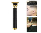 New Men Portable Electric Hair Trimmer Clippers Beard Shaver Cutting Cordless Au - Gold