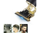 New Men Portable Electric Hair Trimmer Clippers Beard Shaver Cutting Cordless Au - Gold