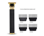 New Men Portable Electric Hair Trimmer Clippers Beard Shaver Cutting Cordless Au - Gold